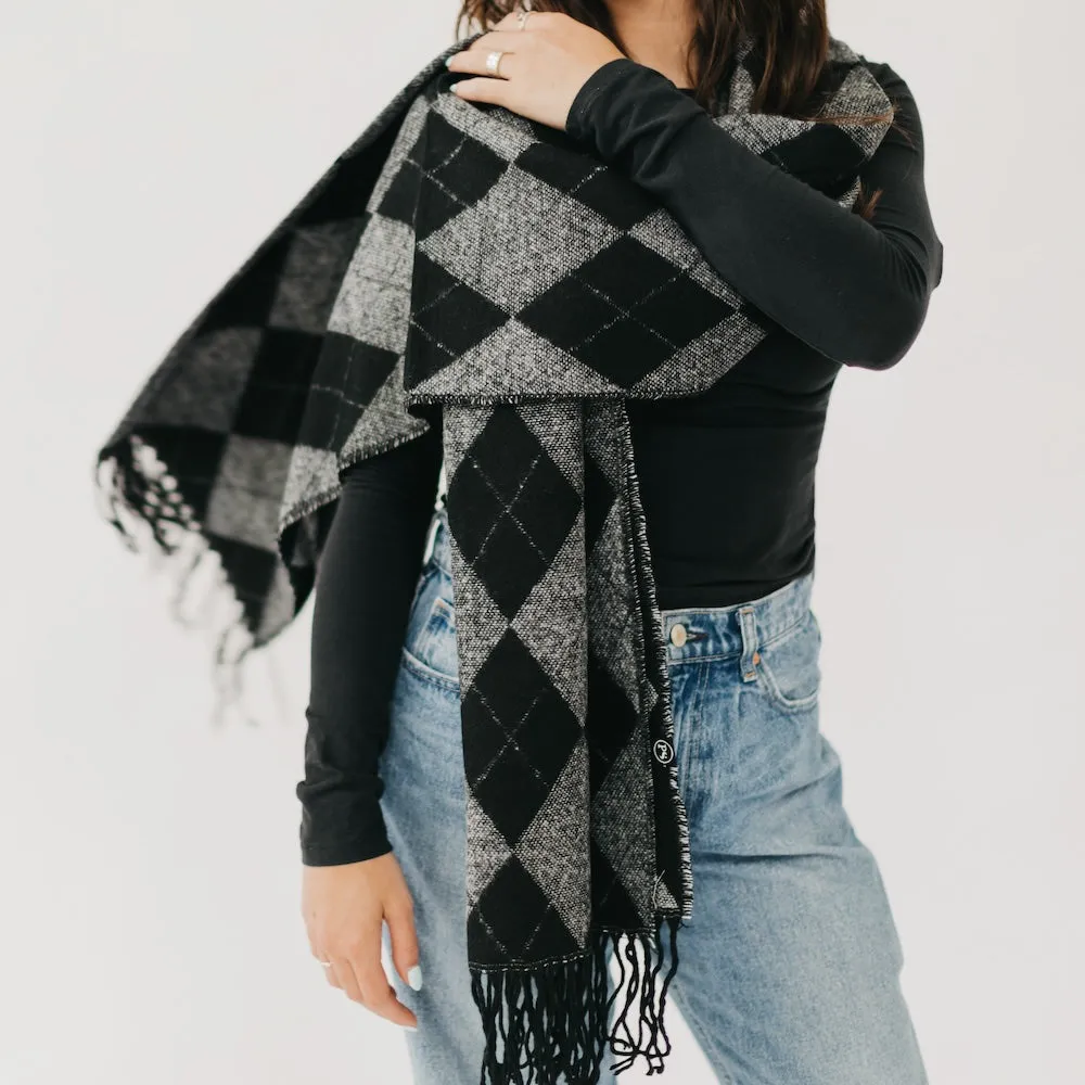 Always Classy Argyle Plaid Scarf