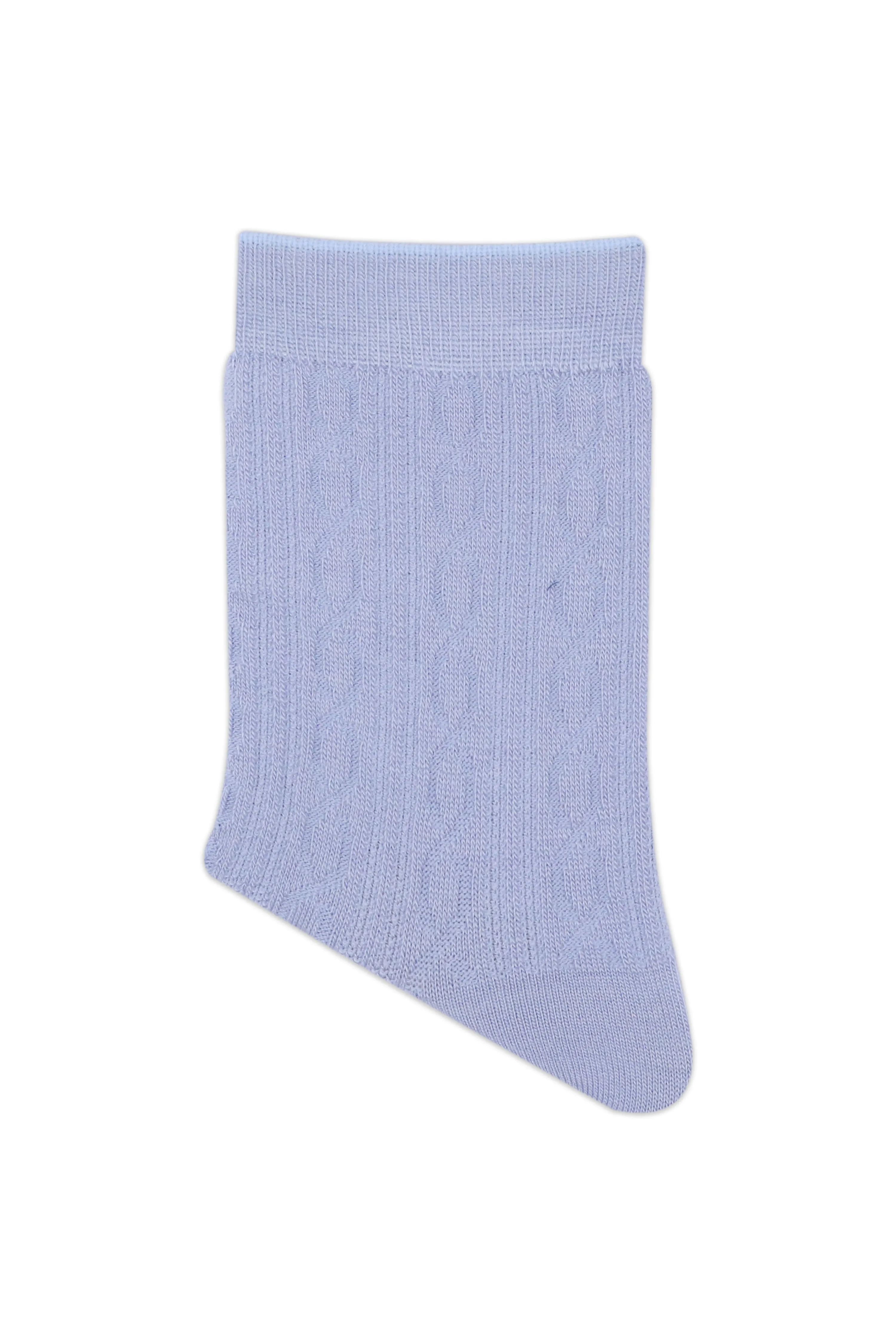 Balenzia Women's Self design Woolen high ankle Socks- Blue,Pink,Purple-(Pack of 3 Pairs/1U)