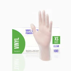 Barneys Vinyl Disposable Gloves Powder Free - EXTRA SMALL