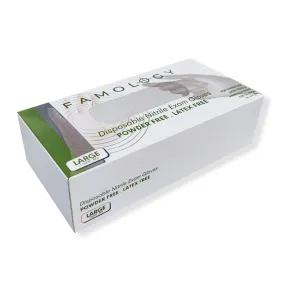 Famology Disposable Nitrile Exam Gloves