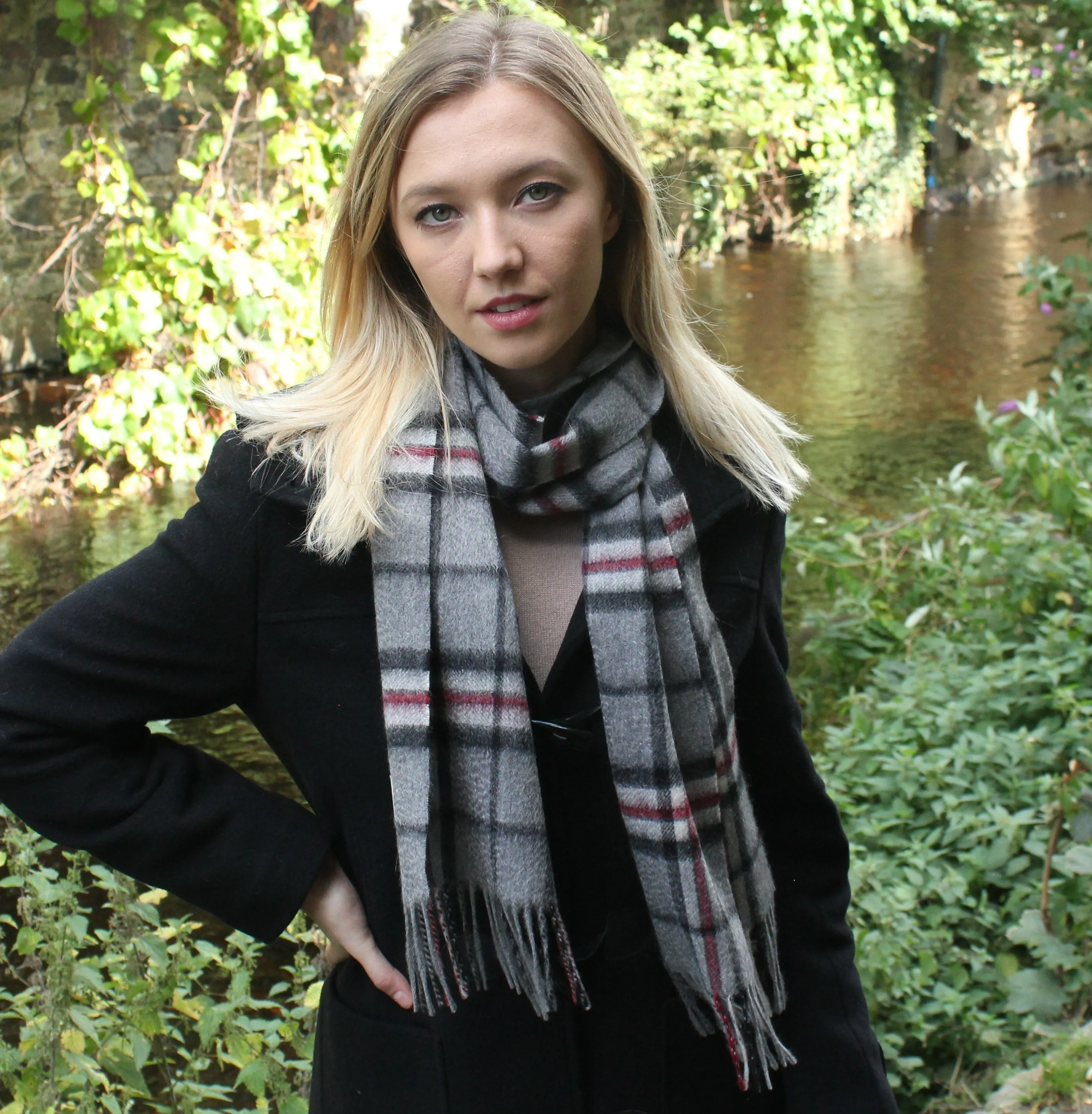 Glenmore 100% Lambswool Tartan Scarf - Wallace