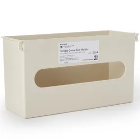 Glove Box Holder, Vertical Mounted 1-Glove Box Capacity 3-7/8 x 6-1/2 x 11 Inch Plastic