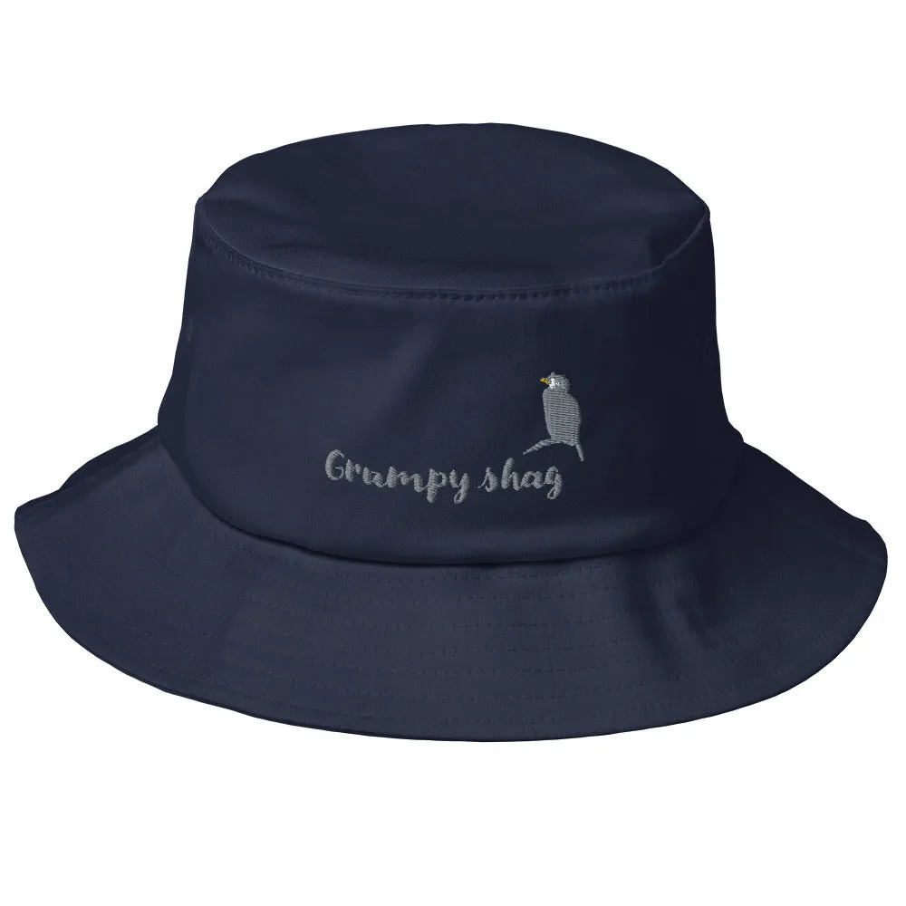 Grumpy shag Old School Bucket Hat