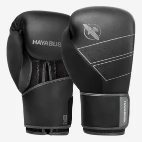 HAYABUSA S4 LEATHER BOXING GLOVES - BLACK