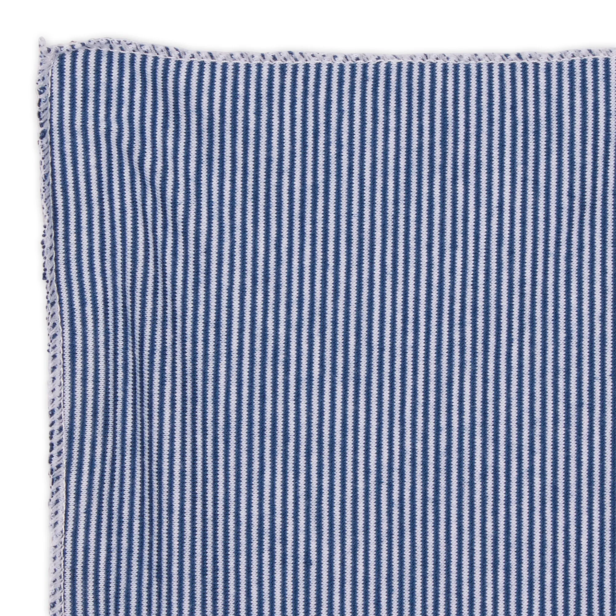 Jersey Stripe - Blanket Scarf - Navy Stripe