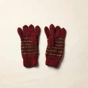 Kumaun Hand Knitted Woolen Gloves (Adult) 38