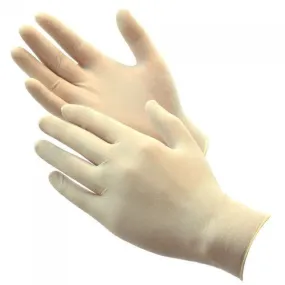 Latex Gloves Powder Free 100/Box