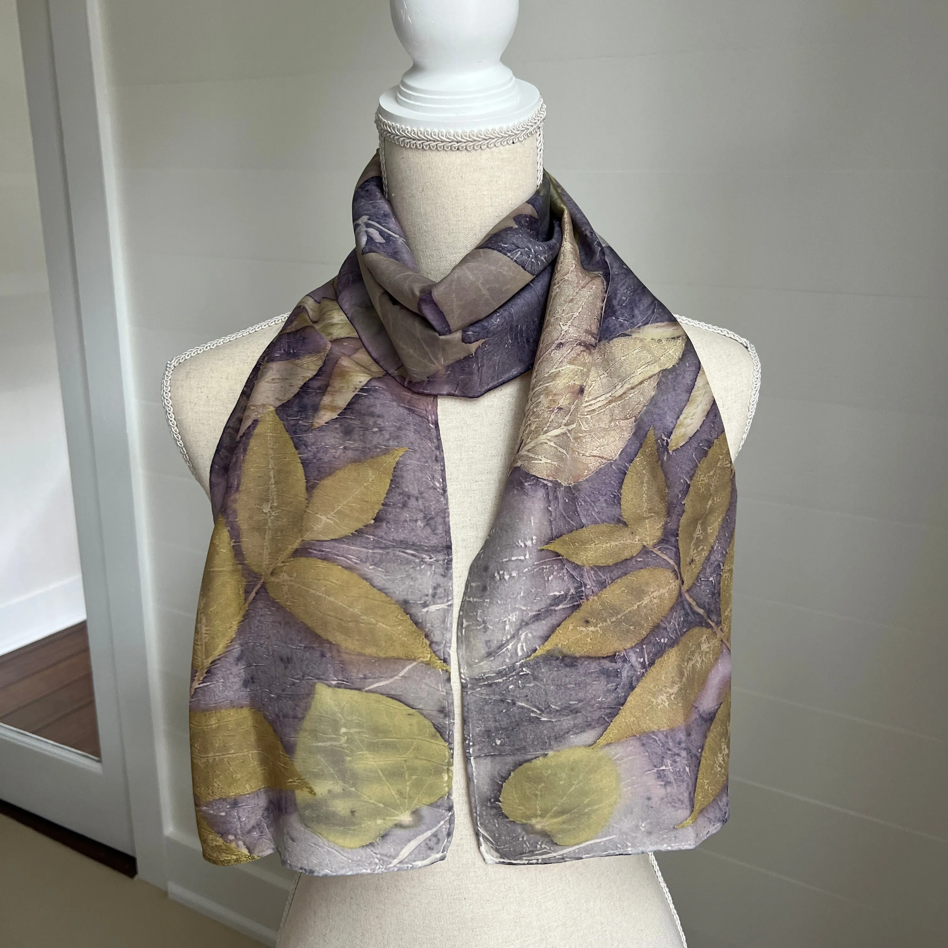 Silk Scarf | "Jean" Cochineal - Sappanwood