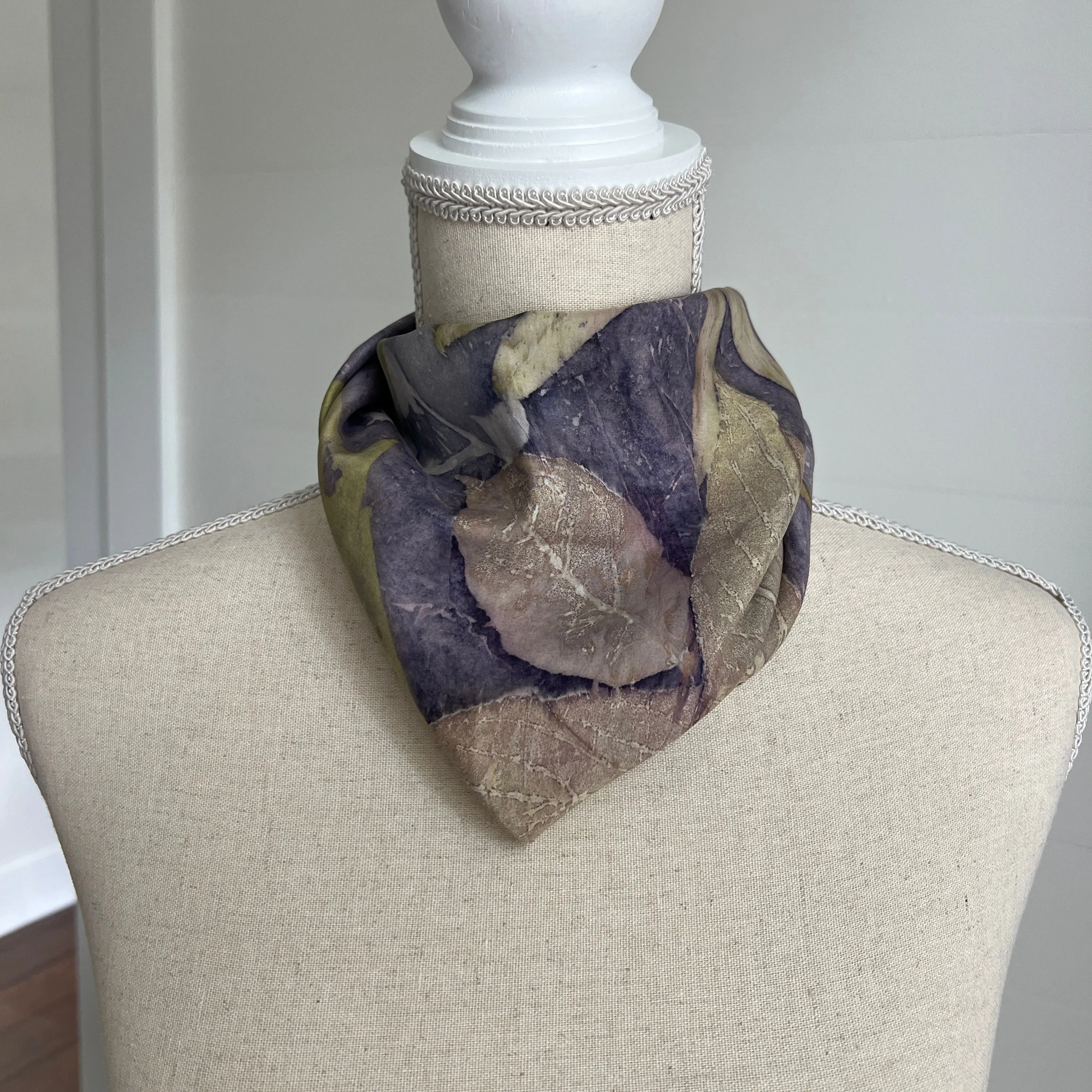 Silk Scarf | "Jean" Cochineal - Sappanwood