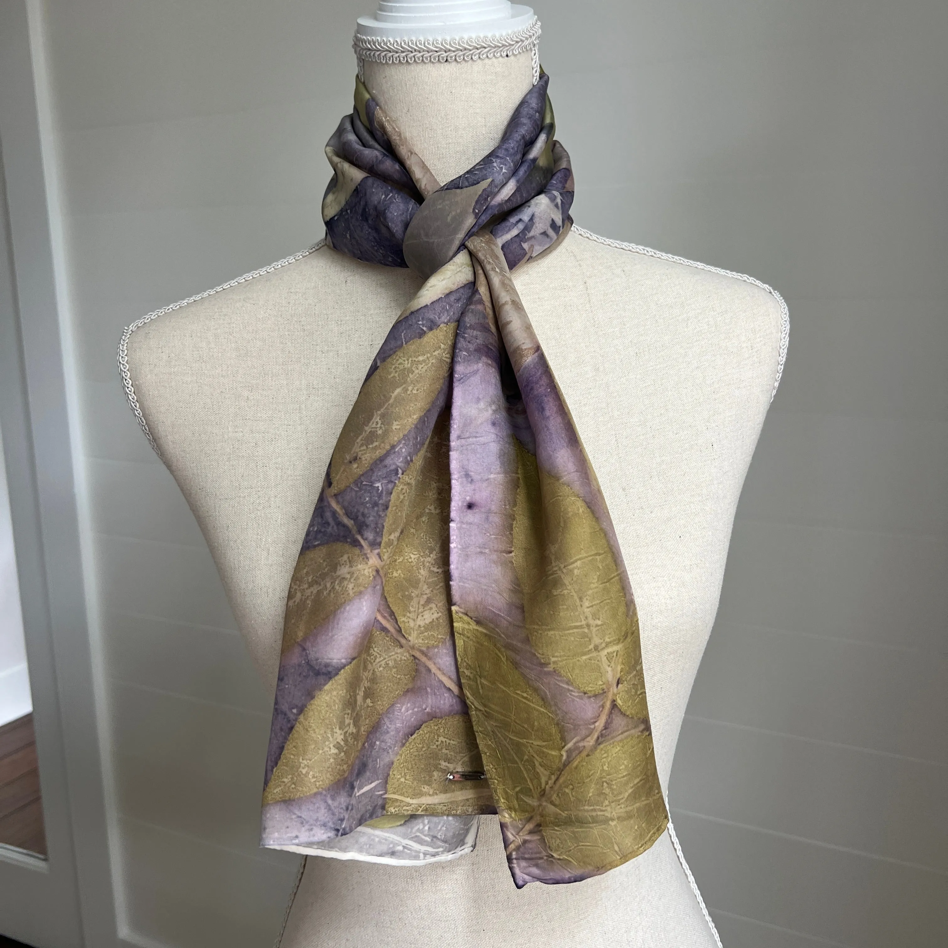 Silk Scarf | "Jean" Cochineal - Sappanwood