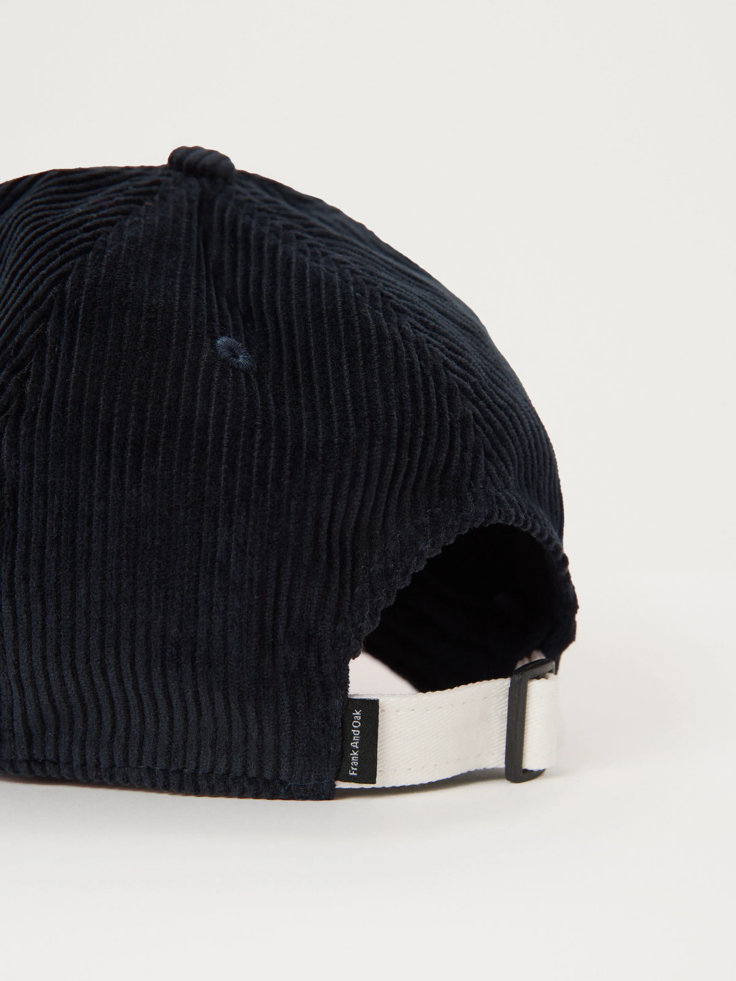 The Corduroy Dad Cap in Deep Blue